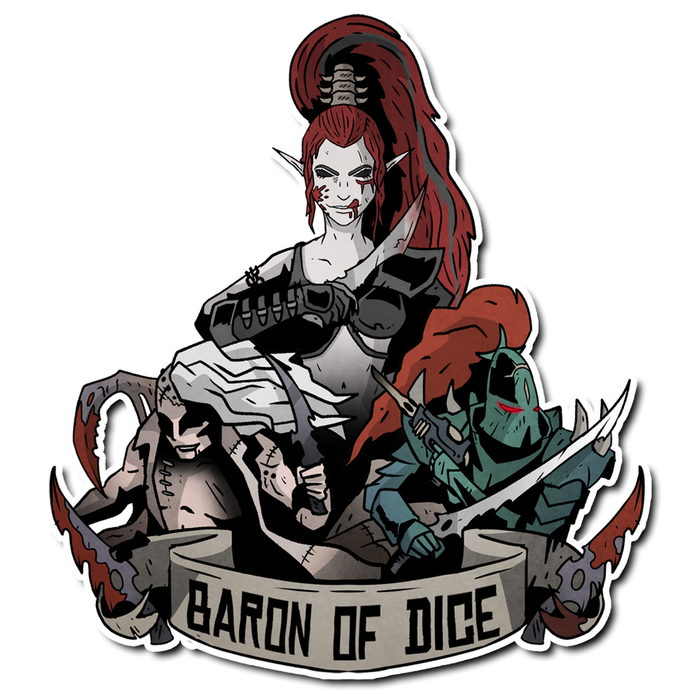 Premium Vinyl Stickers - Dreaded Ones - Triple Threat