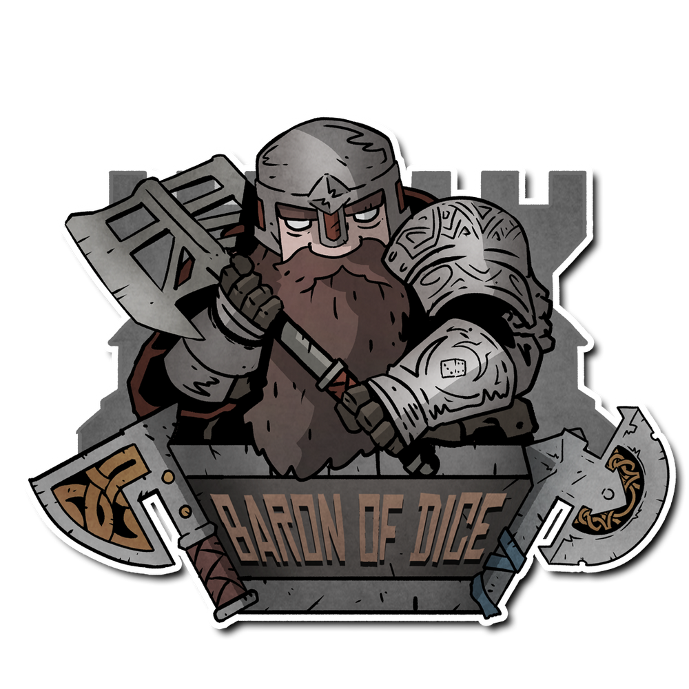 Premium Vinyl Stickers - Dwarves (ONLINE ORDER ONLY)
