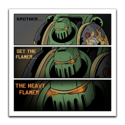 Premium Vinyl Stickers - Flames For War