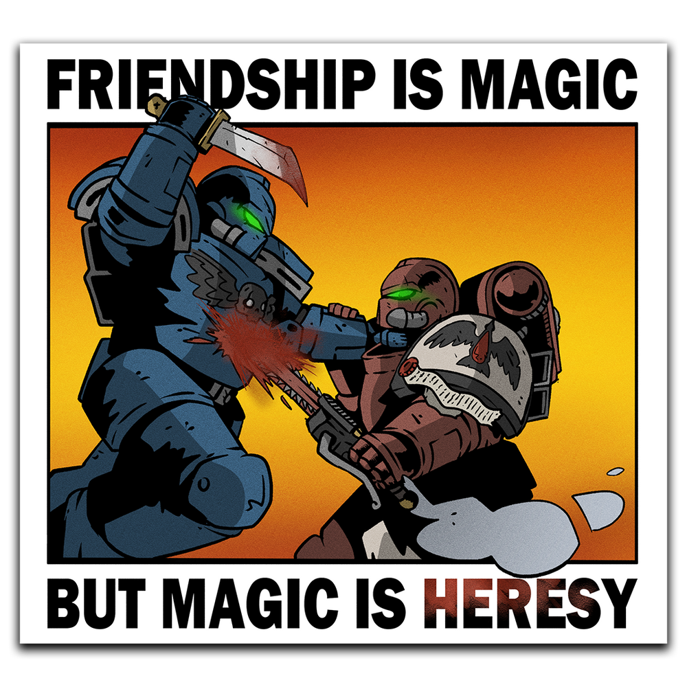 Premium Vinyl Stickers - Friendship