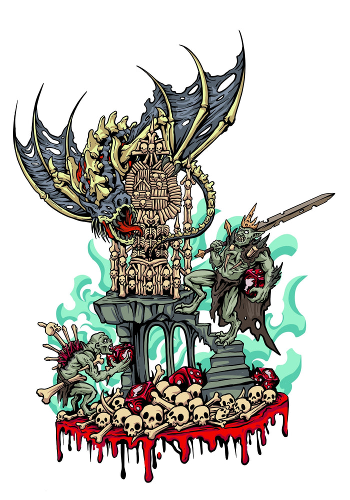 Premium Vinyl Stickers - Ghoul King (ONLINE ORDER ONLY)
