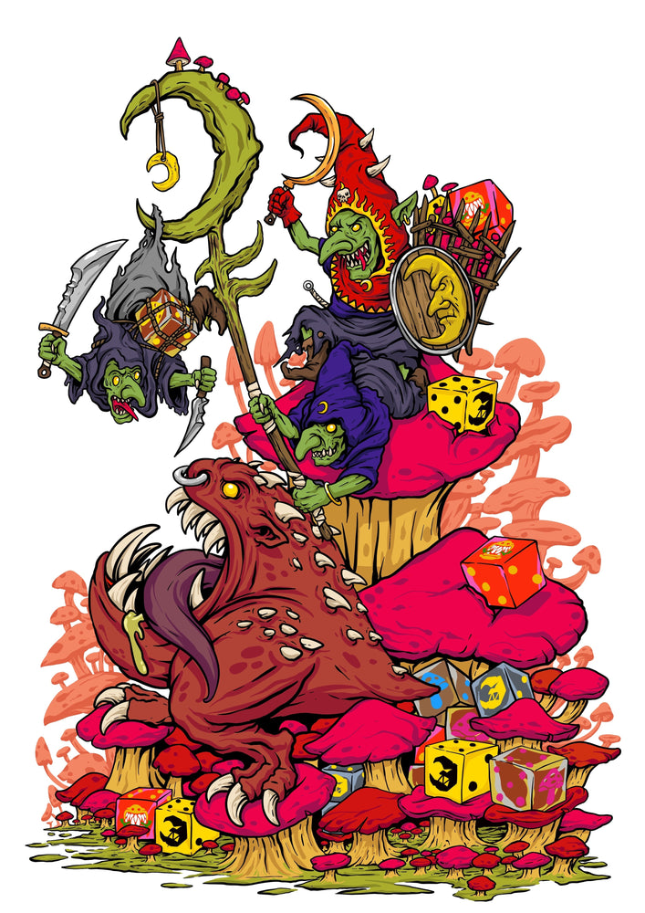Premium Vinyl Stickers - Goblins (ONLINE ORDER ONLY)