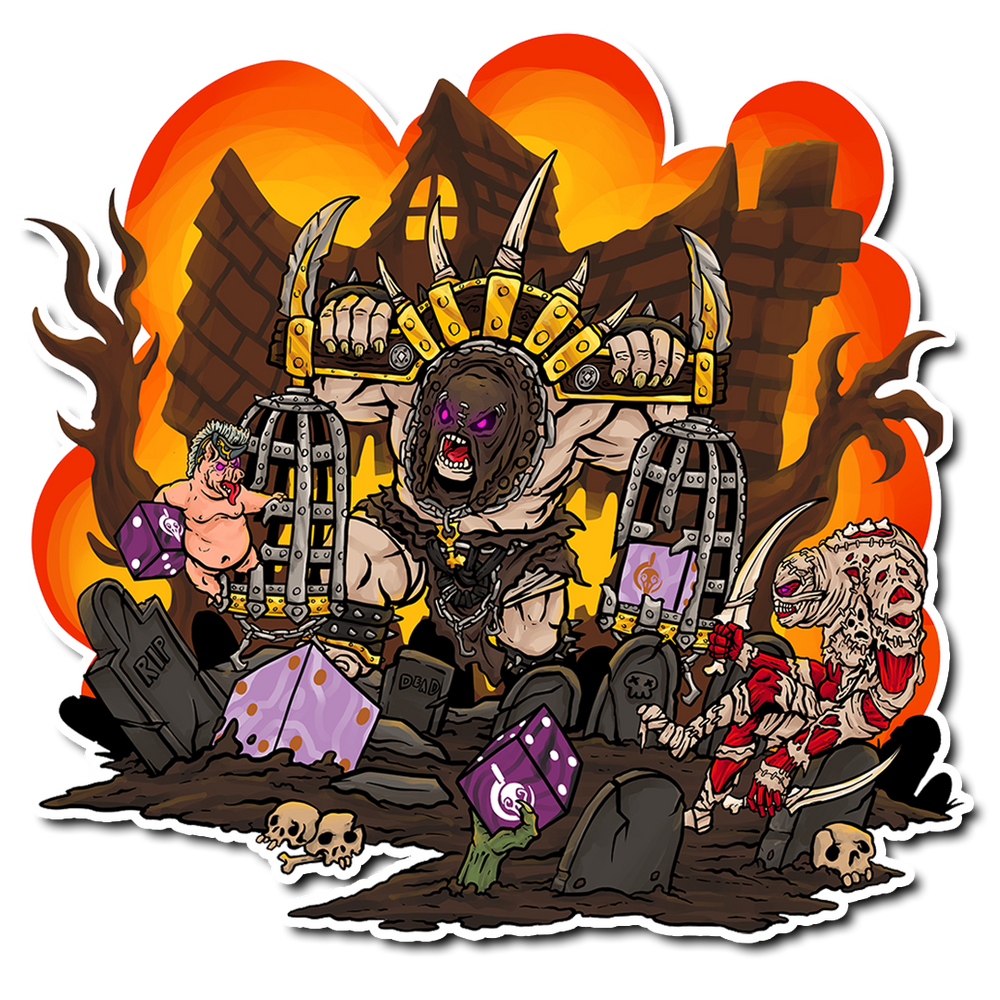 Premium Vinyl Stickers - Grymkin (ONLINE ORDER ONLY)