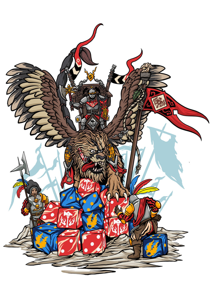 Premium Vinyl Stickers - Hippogryph Knight (ONLINE ORDER ONLY)