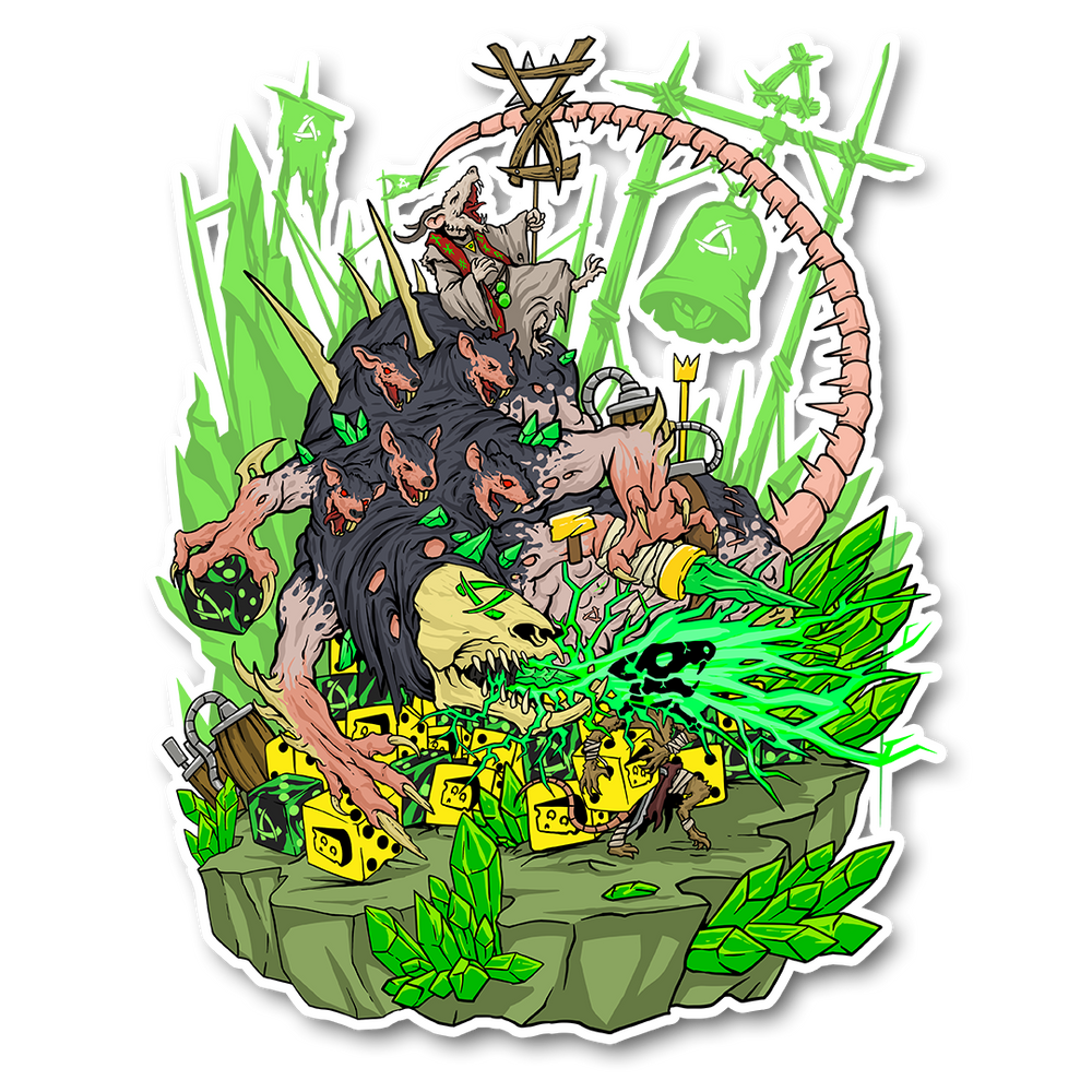 Premium Vinyl Stickers - My My Cheese! (ONLINE ORDER ONLY)