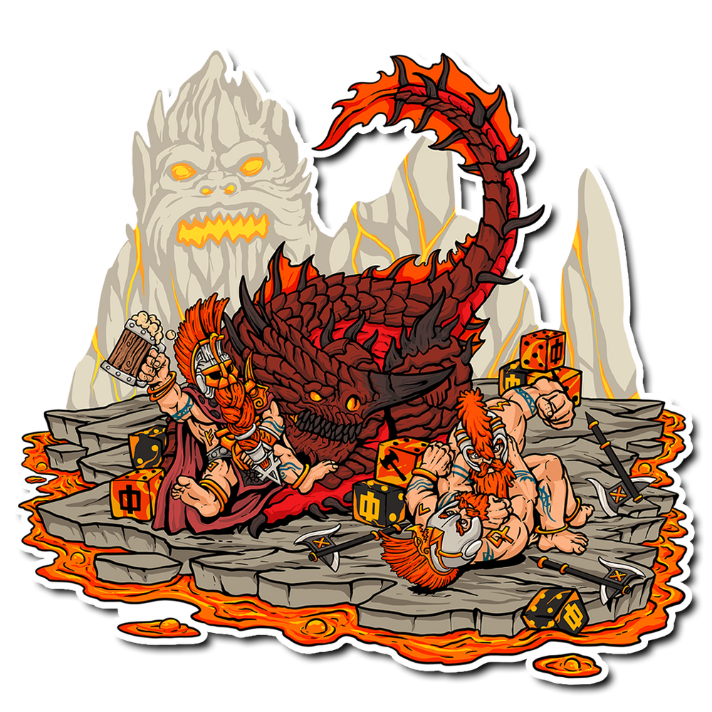 Premium Vinyl Stickers - Slayer Dwarves (ONLINE ORDER ONLY)