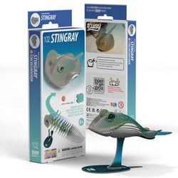 Stingray 3D Cardboard Model Kit Eugy (ONLINE ORDER ONLY)