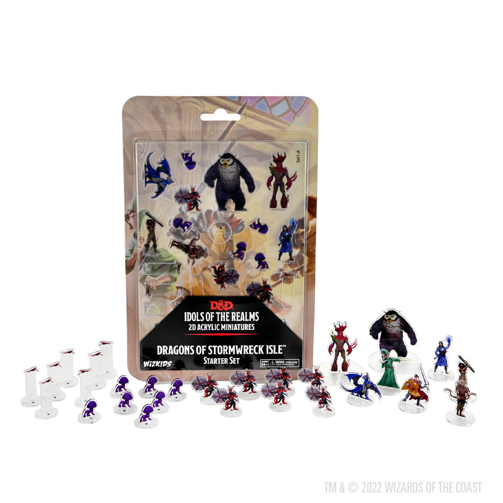 D&D: Idols of the Realms - Dragons of Stormwreck Isle - 2D Acrylic Miniatures (ONLINE ORDER ONLY)