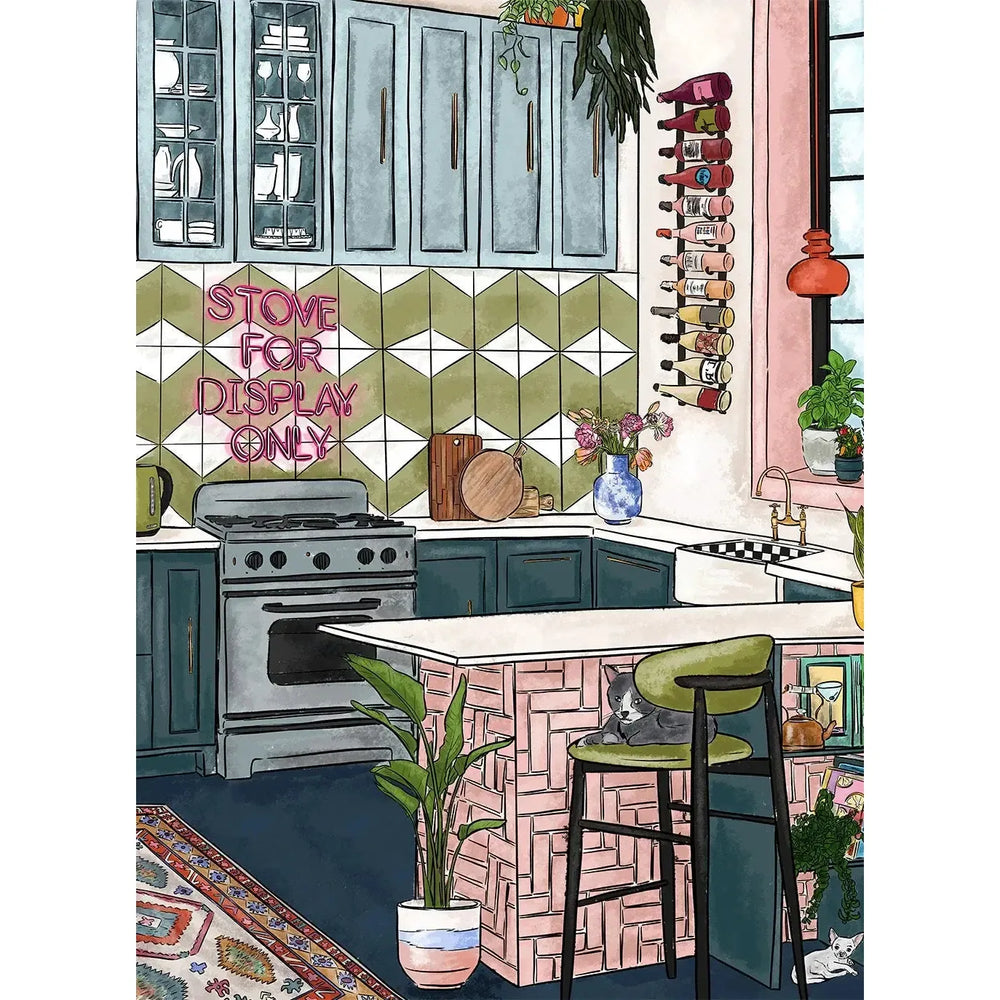 Stove for Display Only 1000 Piece Soft Touch Jigsaw Puzzle Ellembee (ONLINE ORDER ONLY)