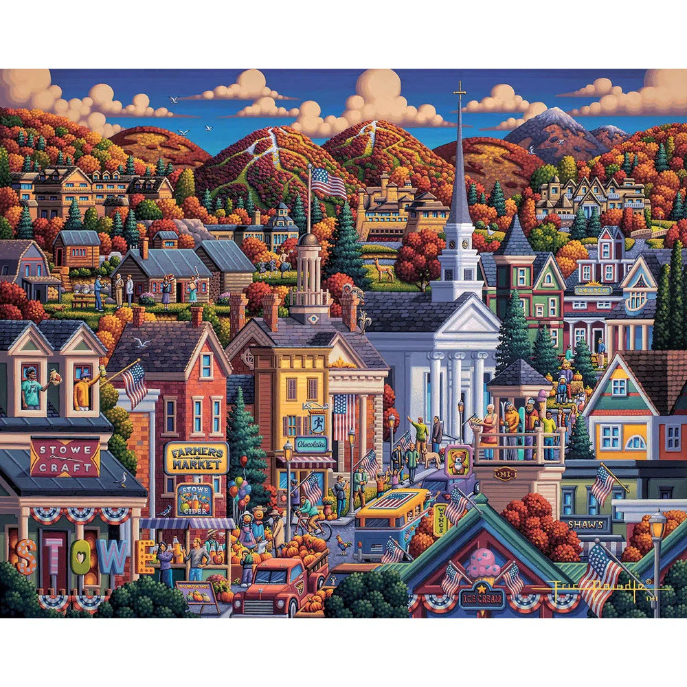 Stowe Vermont 500 Piece Jigsaw Puzzle Dowdle (ONLINE ORDER ONLY)
