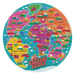 Street Food Lover's 1000 Piece Round Jigsaw Puzzle Ridley (ONLINE ORDER ONLY)