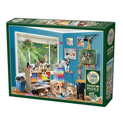 Studio Pups 1000 Piece Jigsaw Puzzle Cobble Hill (ONLINE ORDER ONLY)