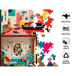 Stylish Spaces 500 Piece Jigsaw Puzzle Springbok (ONLINE ORDER ONLY)