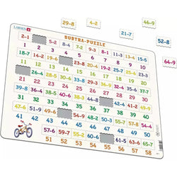 Subtraction Math 58 Piece Tray Jigsaw Puzzle Larsen (ONLINE ORDER ONLY)