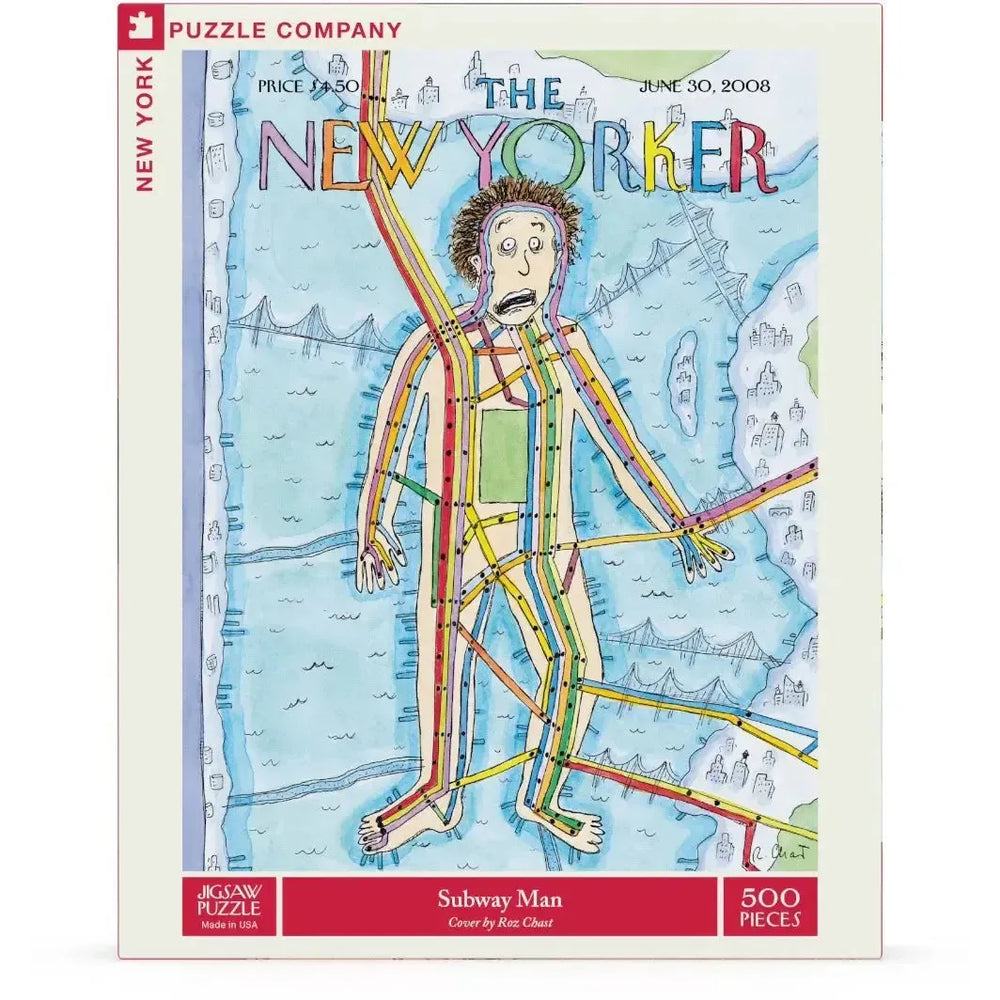 Subway Man 500 Piece Jigsaw Puzzle NYPC (ONLINE ORDER ONLY)