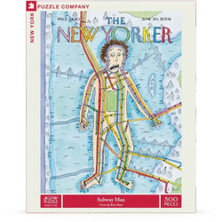 Subway Man 500 Piece Jigsaw Puzzle NYPC (ONLINE ORDER ONLY)
