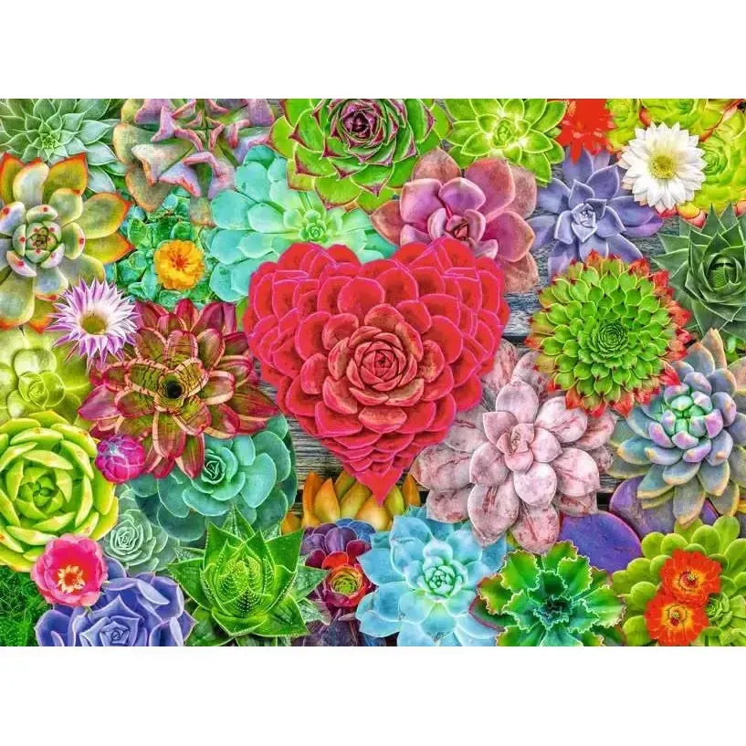 Succulent Love 500 Piece Jigsaw Puzzle Ravensburger (ONLINE ORDER ONLY)