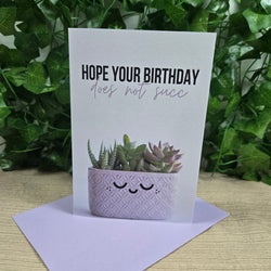 Funny Succulent Birthday Card (ONLINE ORDER ONLY)