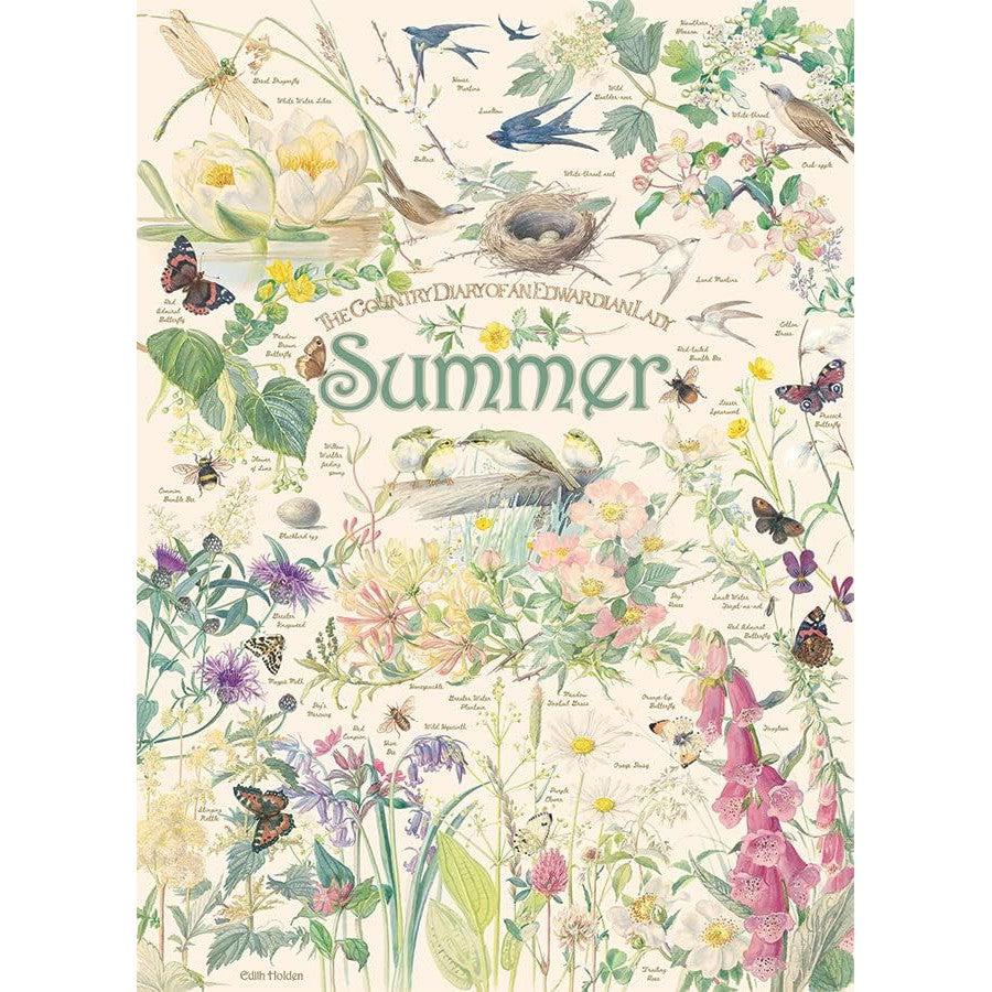 Summer Country Diary 1000 Piece Jigsaw Puzzle Cobble Hill (ONLINE ORDER ONLY)