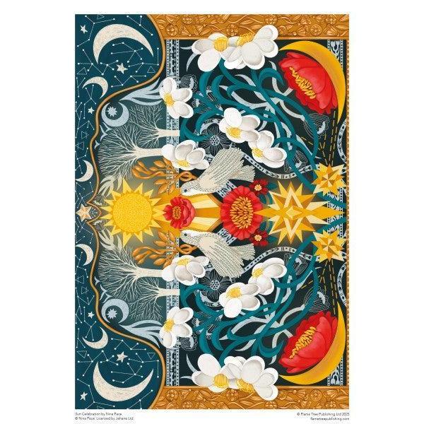 Sun Celebration by Nina Pace 1000 Piece Jigsaw Puzzle Flame Tree (ONLINE ORDER ONLY)