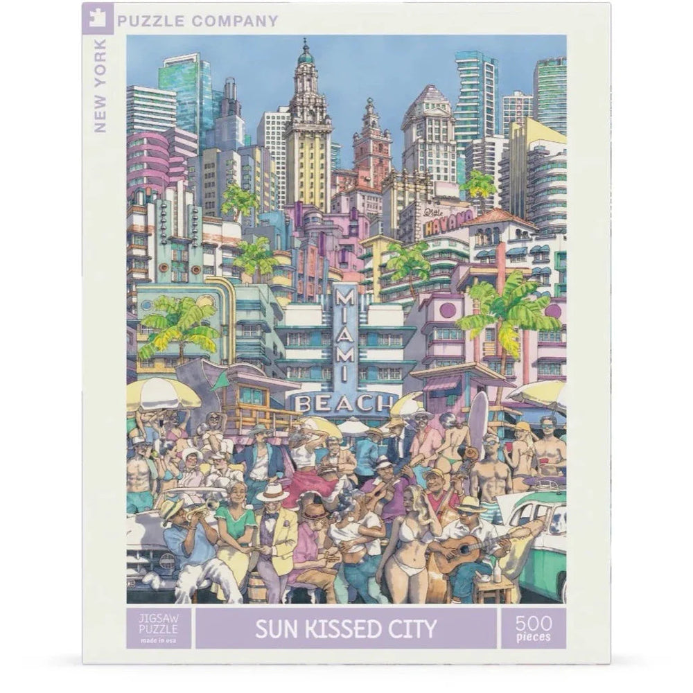Sun Kissed City 500 Piece Jigsaw Puzzle NYPC (ONLINE ORDER ONLY)