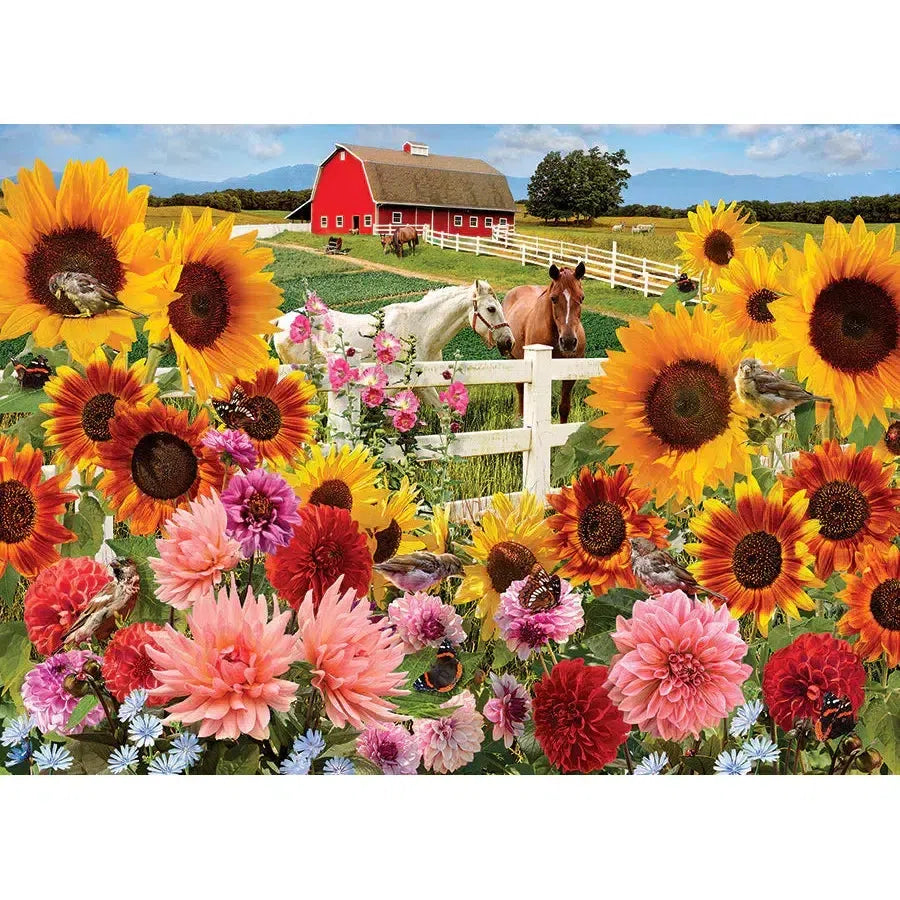 Sunflower Farm 1000 Piece Jigsaw Puzzle Cobble Hill (ONLINE ORDER ONLY)