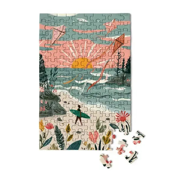 Sunrise Beach Surf 150 Piece Mini Jigsaw Puzzle Micro Puzzles (ONLINE ORDER ONLY)