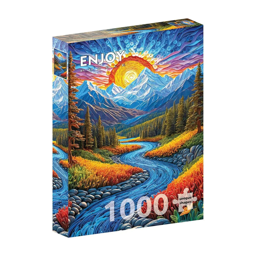 Sunrise Landscape 1000 Piece Jigsaw Puzzle Enjoy (ONLINE ORDER ONLY)
