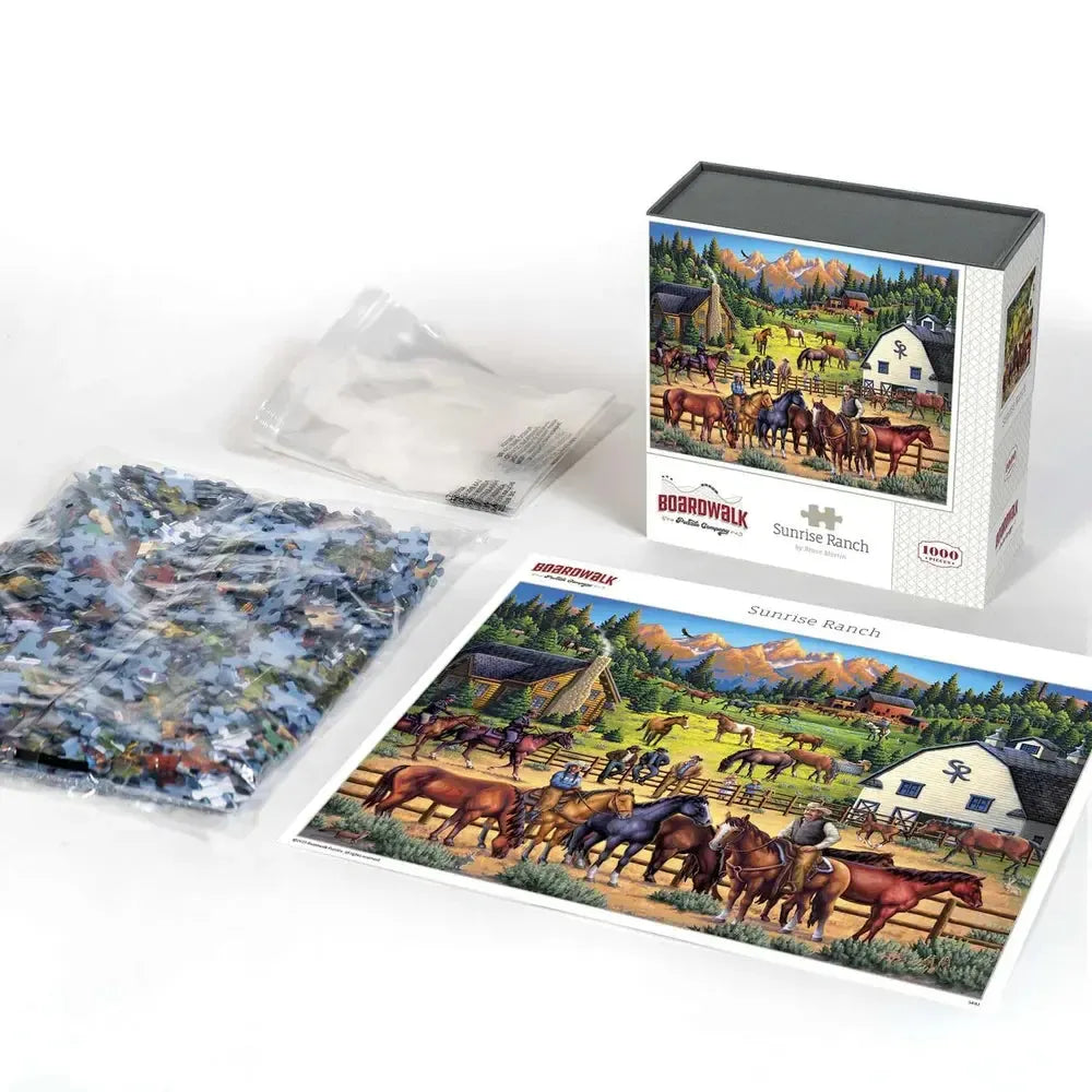 Sunrise Ranch 1000 Piece Jigsaw Puzzle Boardwalk (ONLINE ORDER ONLY)