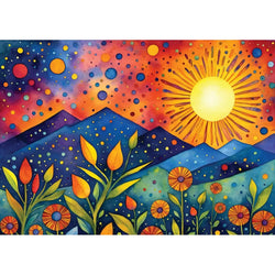Sunset Rain 1000 Piece Jigsaw Puzzle Enjoy (ONLINE ORDER ONLY)