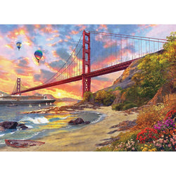 Sunset at Baker Beach San Francisco 1000 Piece Jigsaw Puzzle Eurographics (ONLINE ORDER ONLY)