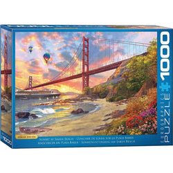 Sunset at Baker Beach San Francisco 1000 Piece Jigsaw Puzzle Eurographics (ONLINE ORDER ONLY)
