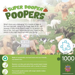 Super Dooper Poopers 1000 Piece Jigsaw Puzzle MasterPieces (ONLINE ORDER ONLY)