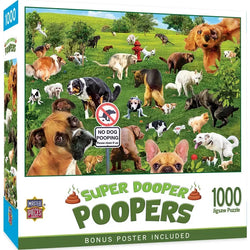 Super Dooper Poopers 1000 Piece Jigsaw Puzzle MasterPieces (ONLINE ORDER ONLY)