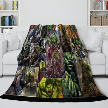 Superhero Hulk Blanket Flannel Throw Kids Room Decoration (ONLINE ORDER ONLY)