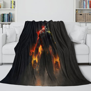 Superhero Hulk Blanket Flannel Throw Kids Room Decoration (ONLINE ORDER ONLY)