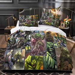 Superhero Hulk Duvet Cover Pattern Bedding Set Without Filler (ONLINE ORDER ONLY)
