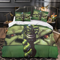 Superhero Hulk Duvet Cover Pattern Bedding Set Without Filler (ONLINE ORDER ONLY)
