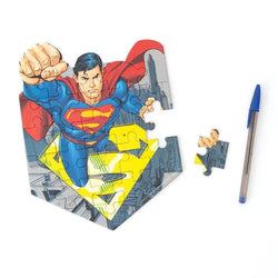 Superman 24 Piece Mini Shaped Jigsaw Puzzle Paper House (ONLINE ORDER ONLY)