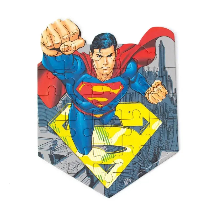 Superman 24 Piece Mini Shaped Jigsaw Puzzle Paper House (ONLINE ORDER ONLY)