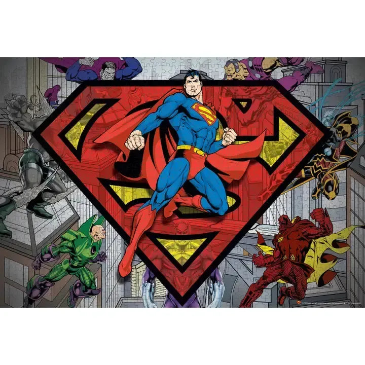 Superman & Villains 1000 Piece Jigsaw Puzzles Paper House (ONLINE ORDER ONLY)