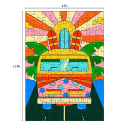 Surf Trip 99 Piece Mini Jigsaw Puzzle Puzzledly (ONLINE ORDER ONLY)