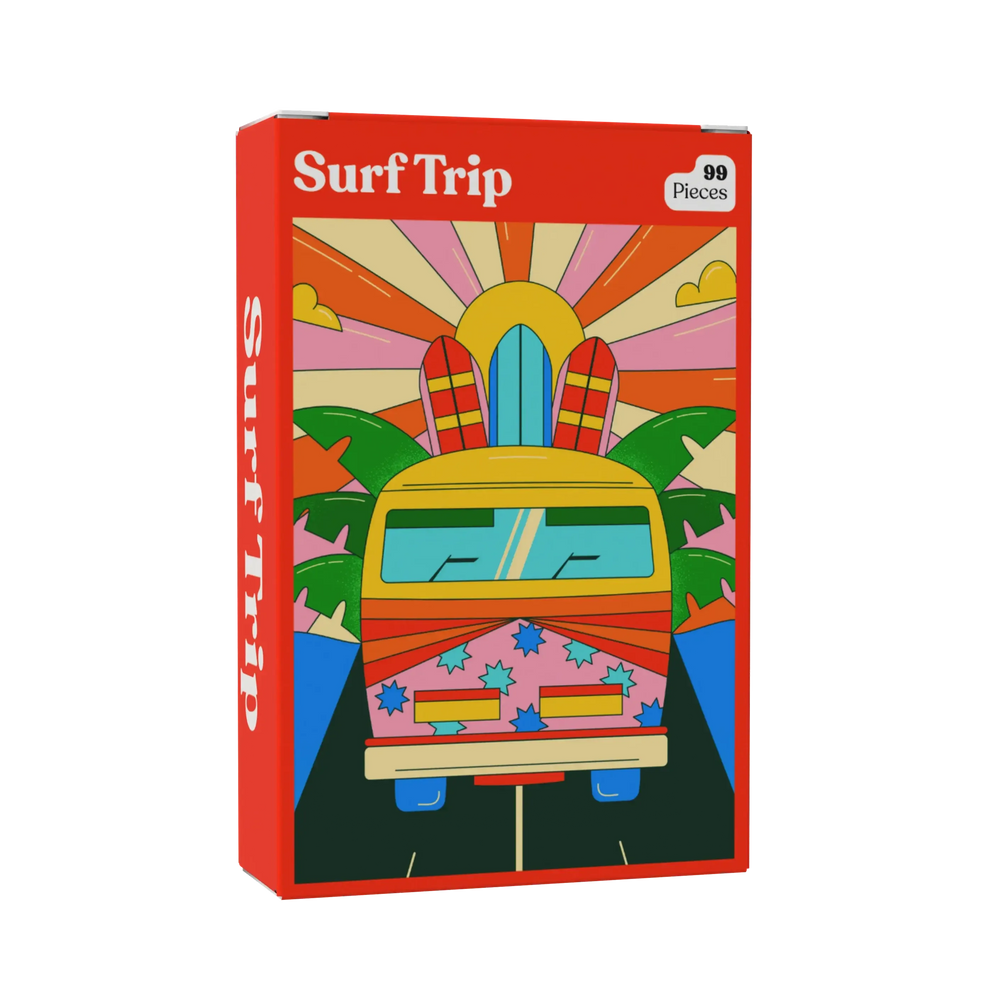 Surf Trip 99 Piece Mini Jigsaw Puzzle Puzzledly (ONLINE ORDER ONLY)