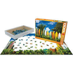 Surfer's Paradise Hawaii 1000 Piece Jigsaw Puzzle Eurographics (ONLINE ORDER ONLY)
