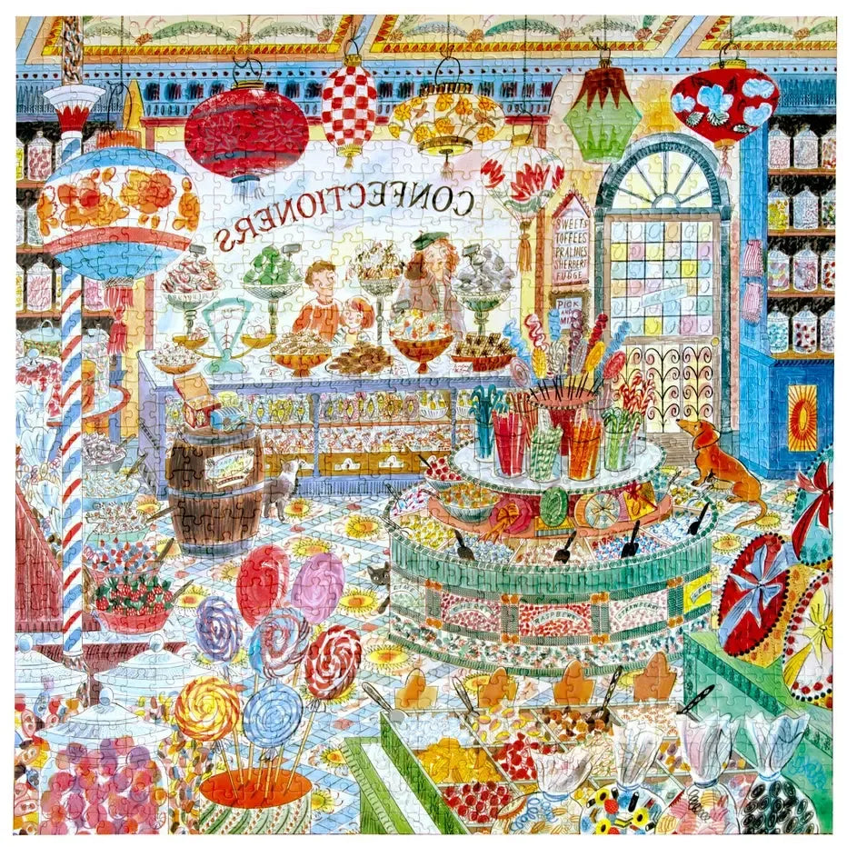 Sweet Shoppe 1000 Piece Jigsaw Puzzle eeBoo (ONLINE ORDER ONLY)