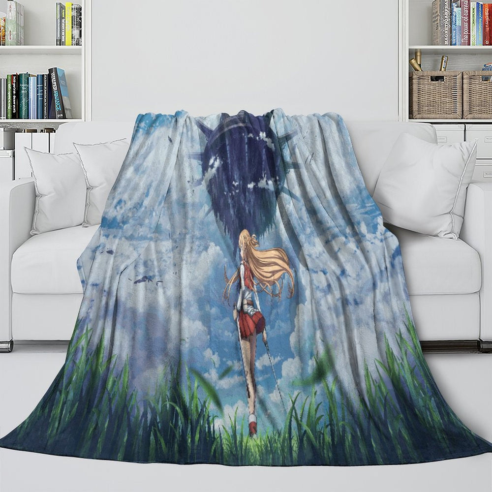 Sword Art Online Blanket Flannel Throw Kids Room Decoration (ONLINE ORDER ONLY)