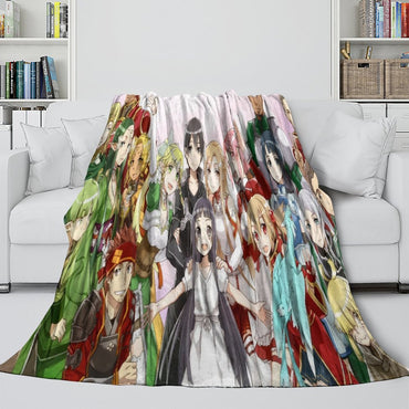 Sword Art Online Blanket Flannel Throw Kids Room Decoration (ONLINE ORDER ONLY)