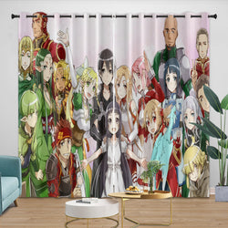 Sword Art Online Curtains Blackout Kids Room Window Drapes (ONLINE ORDER ONLY)
