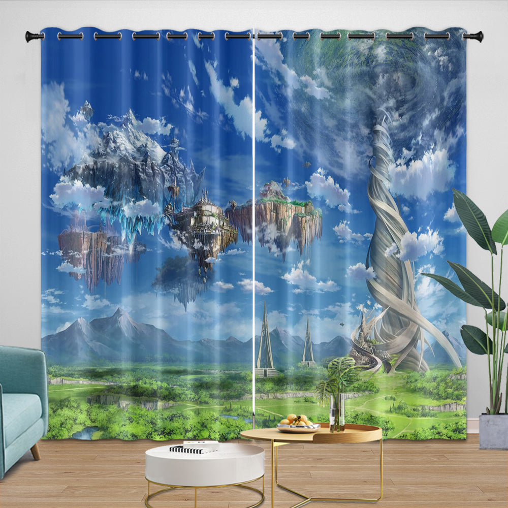 Sword Art Online Curtains Blackout Kids Room Window Drapes (ONLINE ORDER ONLY)