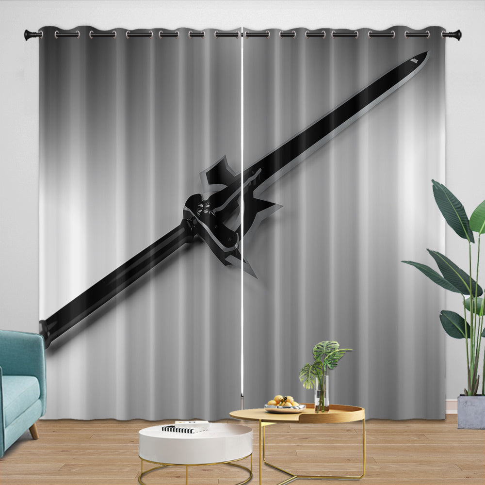 Sword Art Online Curtains Blackout Kids Room Window Drapes (ONLINE ORDER ONLY)